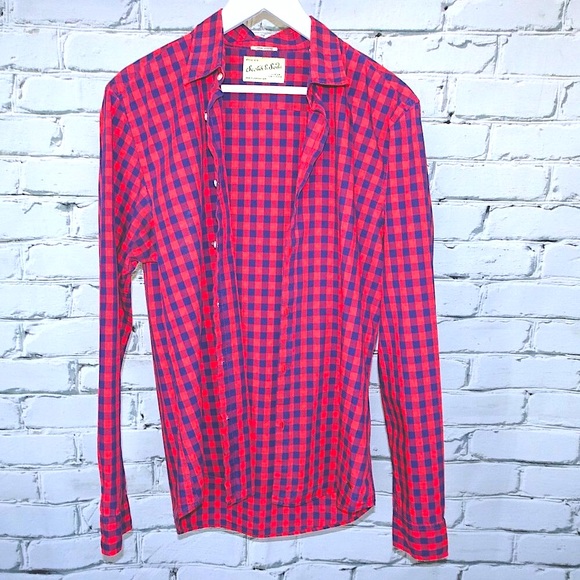 Scotch & Soda Other - 2/$40💎 Scotch & Soda Blue and Red Plaid Shirt